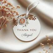 Koffie Baby shower - een Baby is brouwen Bedankjes Labels