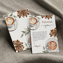 Koffie Baby shower - een Baby is brouwen Dank u