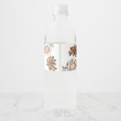 Koffie Baby shower - Etiket waterfles (Achterkant)