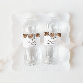 Koffie Baby shower - Etiket waterfles