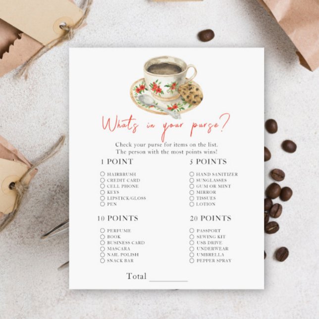 koffie baby shower - Wat zit er in je portemonnee  (Creator heeft geüpload)