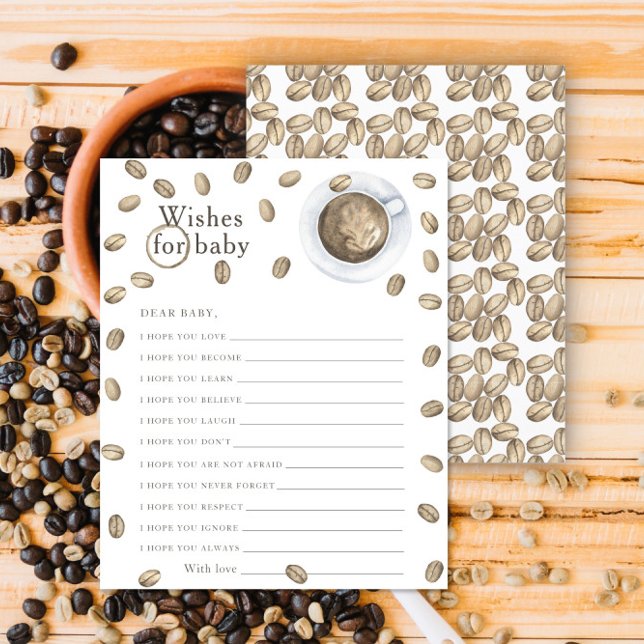 Koffie baby shower - wensen voor baby (Creator heeft geüpload)