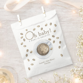 Koffie Babyfeest - Een baby is aan het brouwen Bedankzakje