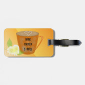 Koffie Bagagelabel (Achterkant horizontaal)