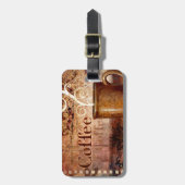 Koffie Bagagelabel (Voorkant verticaal)