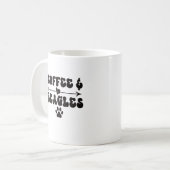 Koffie & Beagles Koffie Mok (Voorkant links)