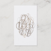 Koffie Bean Blur Punch Card Klantenkaartje (Achterkant)