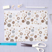 Koffie Bean Technology Science Designer Tissue Tissuepapier (Craft)