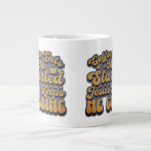 Koffie begint me grote koffiekop (Voorkant)