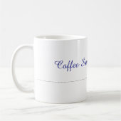 Koffie begint mijn hart koffiemok (Links)