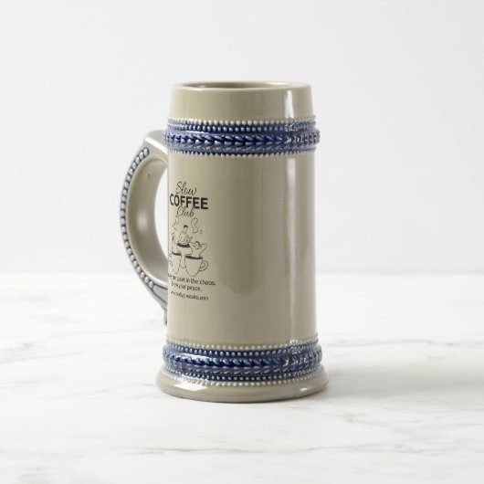 koffie bierpul (Voorkant links)