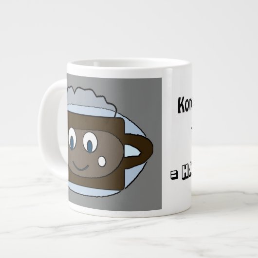 Koffie bij het kijken naar Koreaanse Dramas Grote Koffiekop (Links)