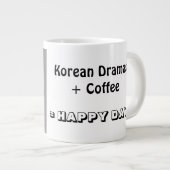 Koffie bij het kijken naar Koreaanse Dramas Grote Koffiekop (Voorkant rechts)