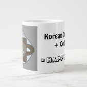 Koffie bij het kijken naar Koreaanse Dramas Grote Koffiekop (Voorkant)