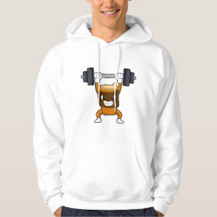 Koffie bij Sterke training met Barbell Hoodie