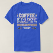Koffie Biostatisticus T-shirt (Design voorkant)