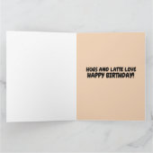 KOFFIE BIRTHDAY FRAMABLE KAART KAARTEN (Binnen)