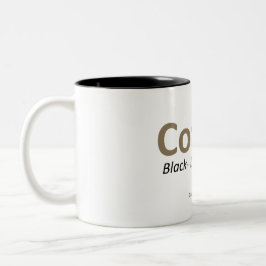 Koffie, Black 11 oz Two Tone Funny Mug Tweekleurige Koffiemok