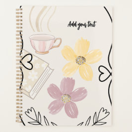 Koffie & Bloemen Planner voor Boekliefhebbers