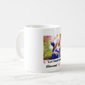 "Koffie & Bloesems" Koffiemok (Voorkant links)