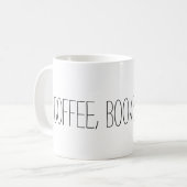 Koffie, boeken en Mok bij Regen (Voorkant links)