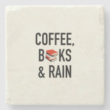 Koffie, boeken en regen