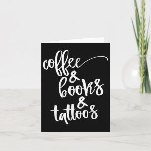 Koffie, boeken en Tattoos Kaart