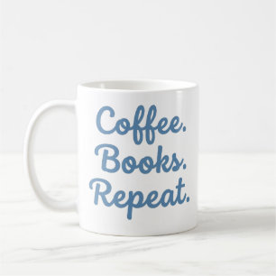 Koffie Boeken Herhalen Grappige Boekenliefhebber M Koffiemok