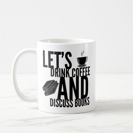 Koffie Boeken Lezen Mok (Links)