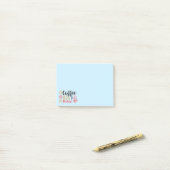 Koffie Boeken Sneeuw Post-it® Notes (Op bureau)