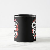 Koffie brandstof mijn dag mok (Midden)