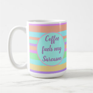 Koffie brandstoffen mijn Sarcasm Coffee-Mok Koffiemok
