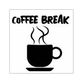 KOFFIE BREAK CUP RUBBER STAMP RUBBERSTEMPEL (Afrduk)