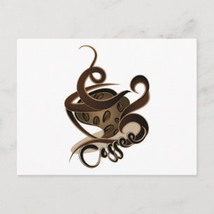 koffie briefkaart