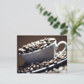 Koffie Briefkaart (Staand voorkant)