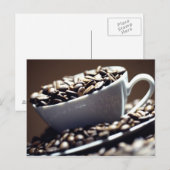 Koffie Briefkaart (Voorkant / Achterkant)