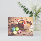 Koffie Briefkaart (Staand voorkant)