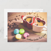 Koffie Briefkaart (Voorkant / Achterkant)