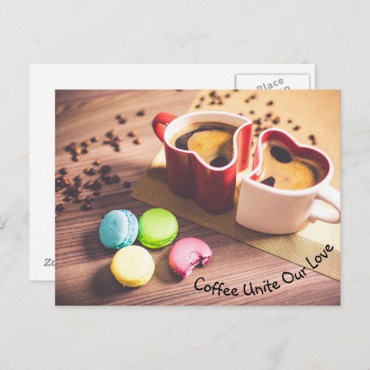 Koffie Briefkaart (Voorkant / Achterkant)