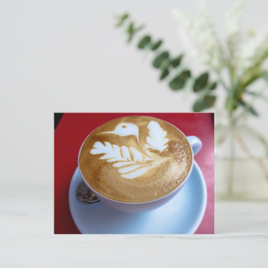 Koffie Briefkaart (Staand voorkant)