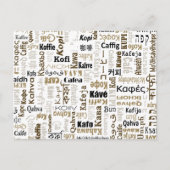 Koffie Briefkaart (Voorkant)