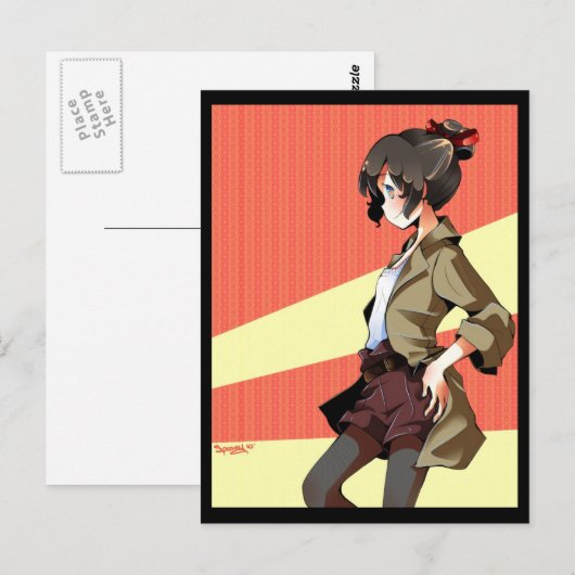 Koffie Briefkaart (Voorkant / Achterkant)