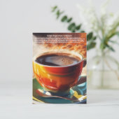 Koffie Briefkaart (Staand voorkant)