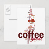 Koffie Briefkaart (Voorkant / Achterkant)