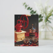 Koffie Briefkaart (Staand voorkant)