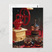 Koffie Briefkaart (Voorkant / Achterkant)