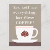 Koffie Briefkaart (Voorkant)