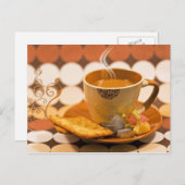 koffie briefkaart (Voorkant / Achterkant)