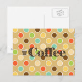 koffie briefkaart (Voorkant / Achterkant)