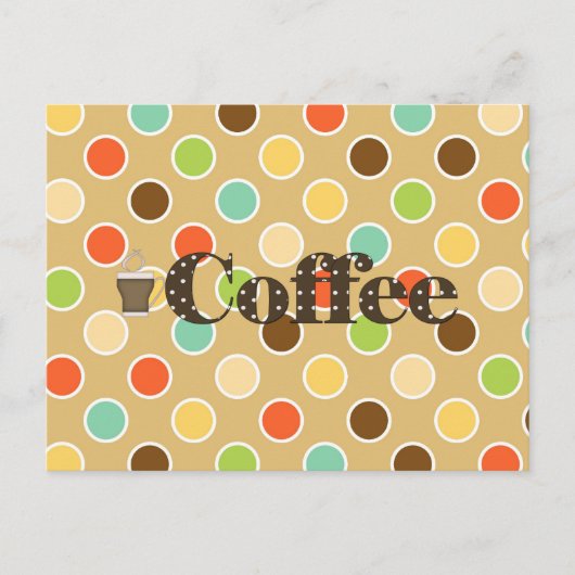 koffie briefkaart (Voorkant)